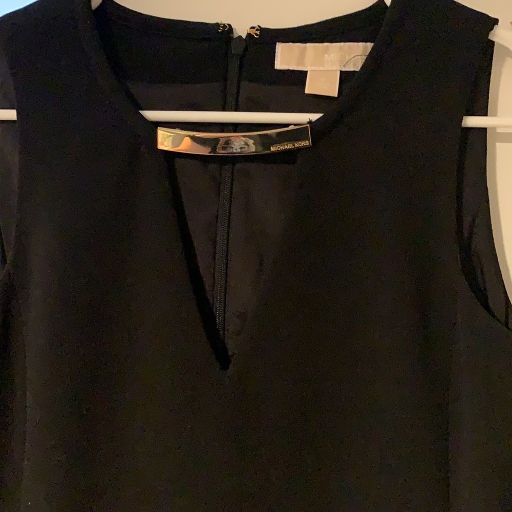 Black knee length mk dress
